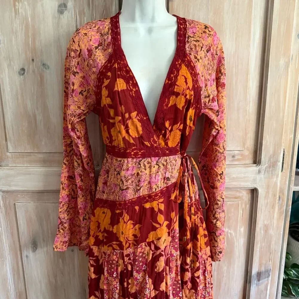 Free People Tilda Wrap Dress Women’s XS